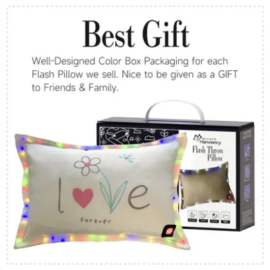 Chery Life Cotton Embroidered Decorative Square Pillow Grey 20x20" image {5}