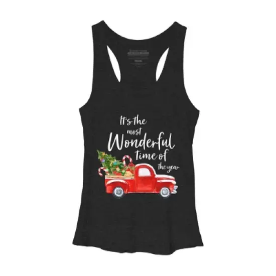 Women's Design By Humans It's The Most Wonderful Time Of The Year Christmas Shirt By TEEARTLAB Racerback Tank Top image {3}