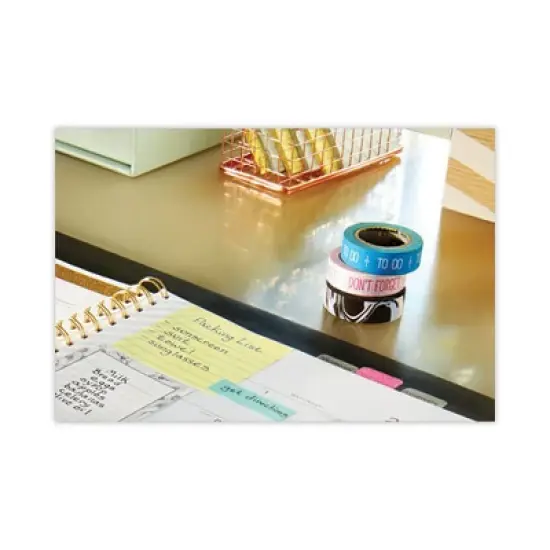 Post-it Notes Original Pads in Canary Yellow, Note Ruled, 3" x 3", 100 Sheets/Pad, 6 Pads/Pack image {4}