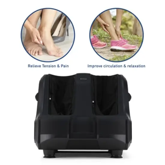 Brookstone Shiatsu Foot and Calf Massager with Air Compression and Soothing Heat image {4}
