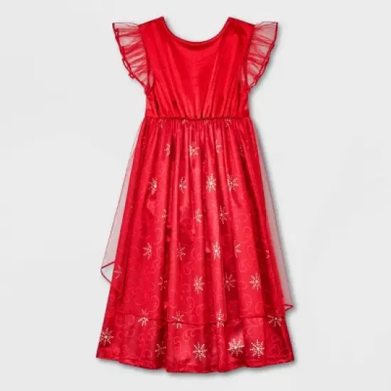 Toddler Girls' Disney Princess Fantasy NightGown - Red image {1}
