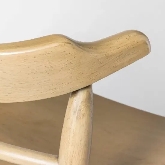 Kaysville Curved Back Wood Counter Height Barstool - Threshold&trade; designed with Studio McGee image {4}