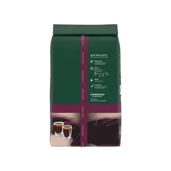 Starbucks Espresso Roast Dark Roast Whole Bean Coffee - 12oz image {4}