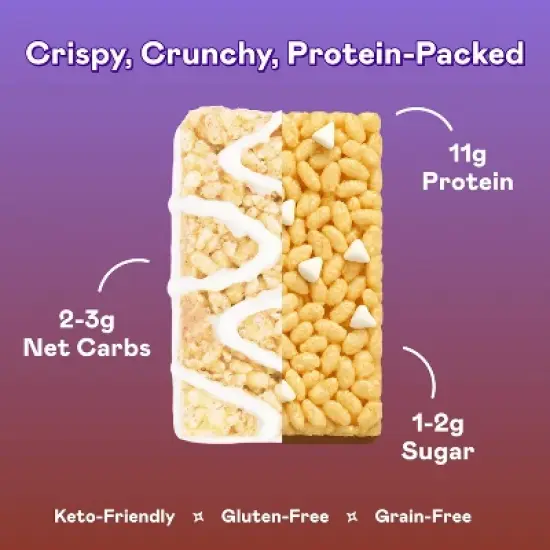 MAGIC SPOON S'Mores Protein Bar Treat - 12g Protein - 5.6oz/4ct image {5}