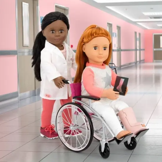 Our Generation Heals on Wheels - Wheelchair Accessory Set for 18"  Posable Dolls image {1}