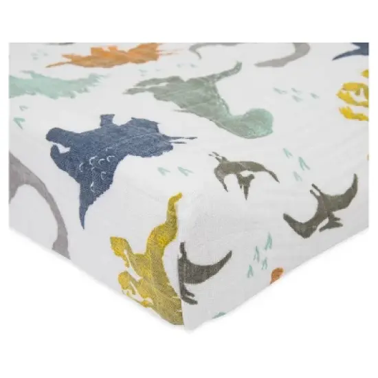 Little Unicorn Cotton Muslin Changing Pad Cover image {9}