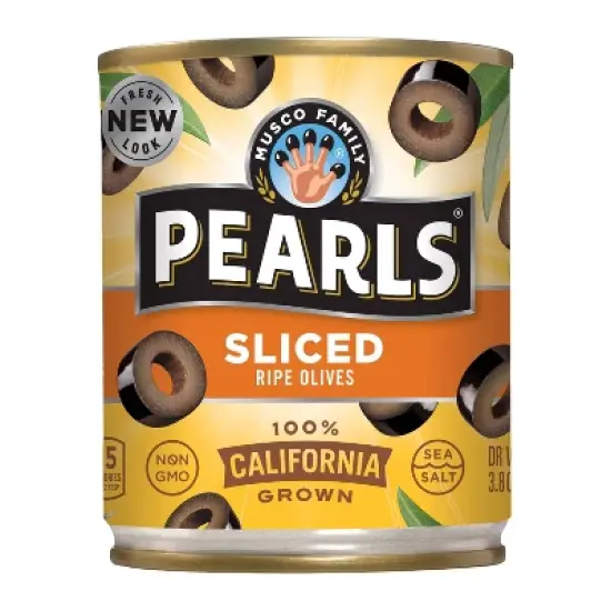 Pearls Sliced Ripe Black Olives - 3.8oz image {3}