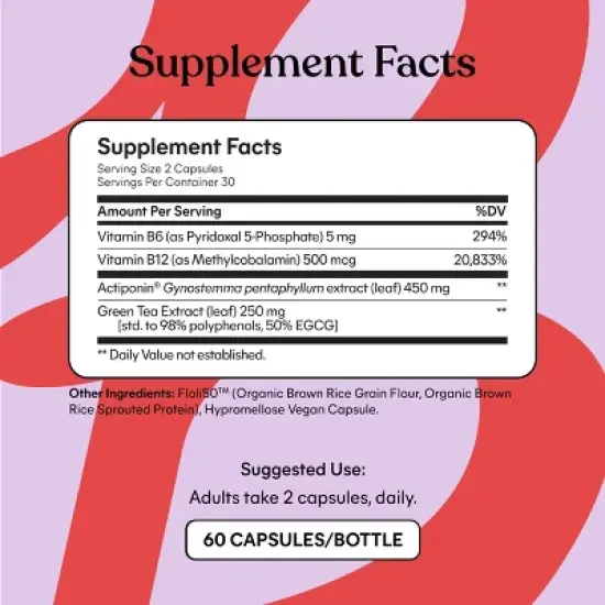 Lemme Burn Metabolism and Fat-Burning Vegan Capsules - 60ct image {5}