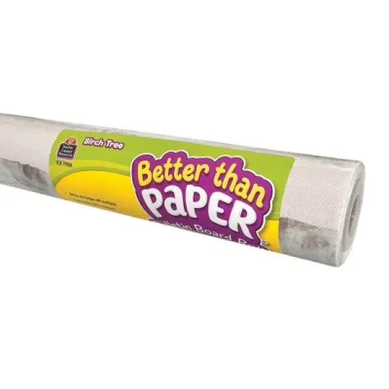 Teacher Created Resources Better Than Paper&reg; Bulletin Board Roll, 4' x 12', Birch Trees, 4-Pack image {1}