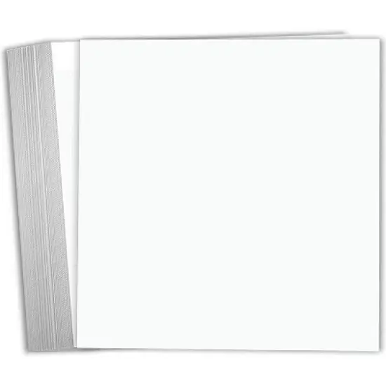 Hamilco White Cardstock Scrapbook Paper 12x12 Heavy Weight 130 lb Cover Card Stock &ndash; 25 Pack image {6}