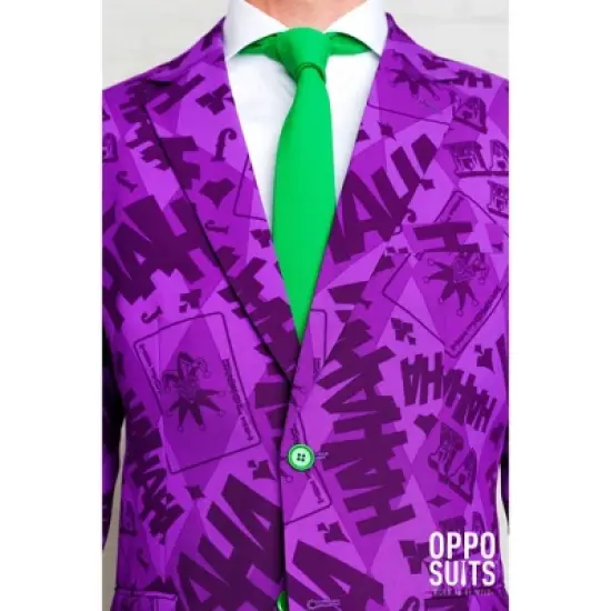OppoSuits Men's Suit - The Joker Costume - Purple image {5}