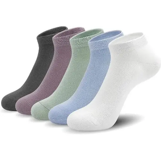 SERISIMPLE Women&rsquo;s Bamboo Ankle Socks &ndash; Ultra-Thin, Breathable Mesh, Lightweight Low-Cut image {6}
