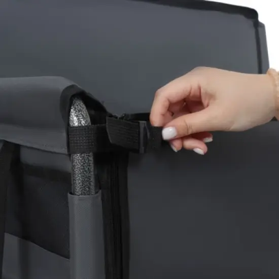 YONWAY 3-in-1 Folding Wagon with Bench Seat, 500lbs Heavy Duty Capacity & 9x4 All-Terrain Beach Tires - Perfect for Camping, Beach,Parks image {11}