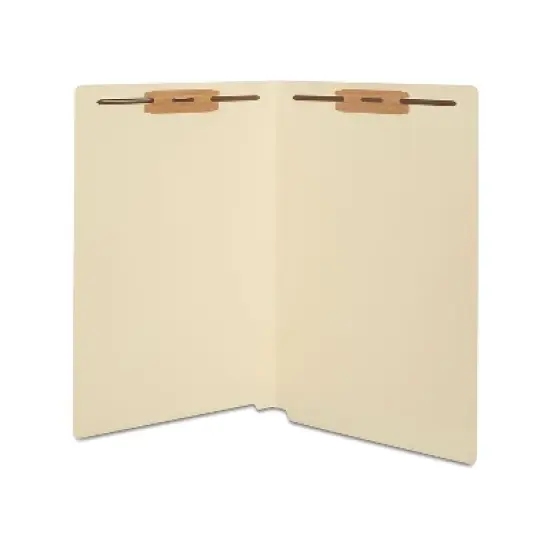 Staples End-Tab Fastener Folders with Reinforced Tabs Legal Size Manila 50/BX 807788 image {4}