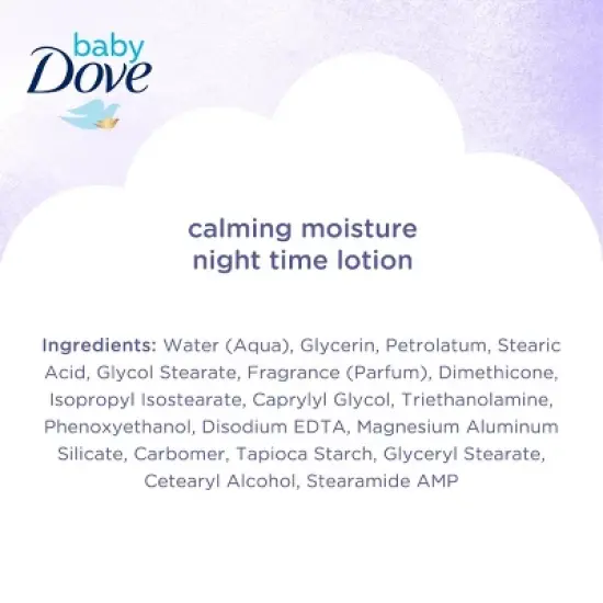 Baby Dove Calming Nights Warm Milk & Chamomile Calming Scent Night Time Lotion - 13 fl oz image {8}