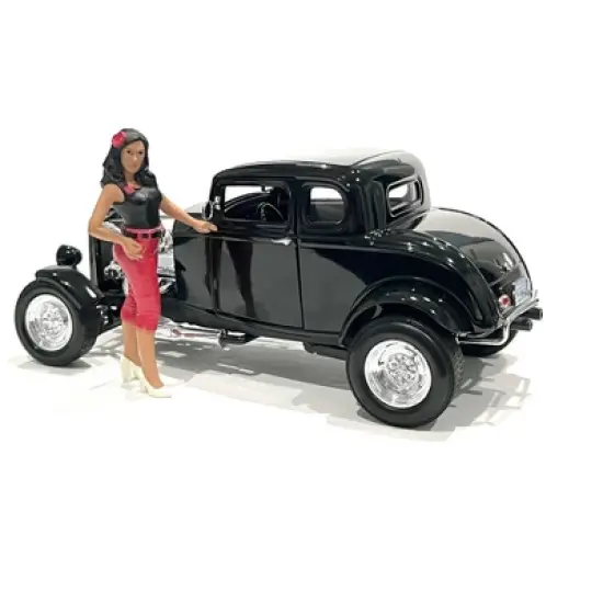 "Pin-Up Girls" Carroll Figure for 1/18 Scale Models by American Diorama image {1}