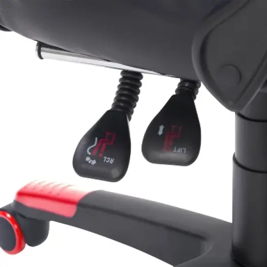 Doom Gaming Chair Black and Red - CorLiving image {8}