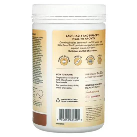 Nuzest Kids Good Stuff, Multinutrient Drink Mix, Rich Chocolate, 7.9 oz (225 g) image {2}