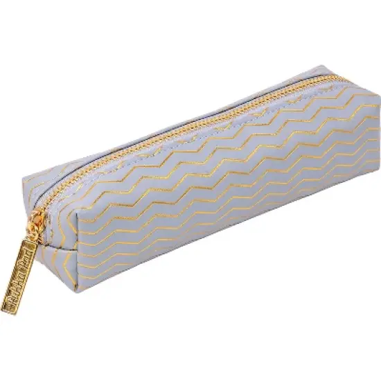 Pukka Pad Haze Faux Leather Zipper Pencil Case Blue (9981(BE)-HZE) image {6}