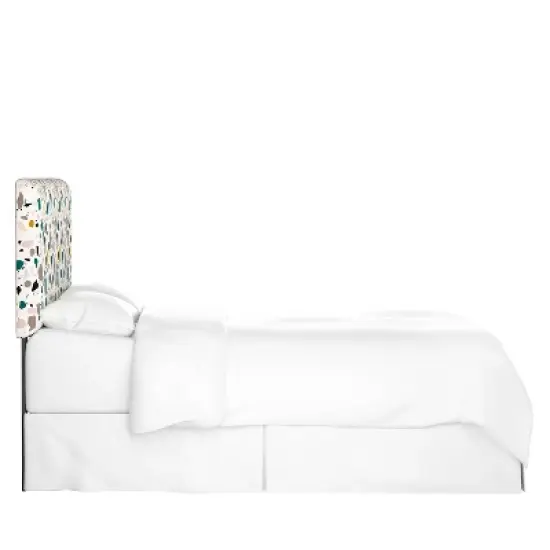 Olivia Upholstered Headboard Terrazzo Emerald Ochre - Cloth & Company image {2}