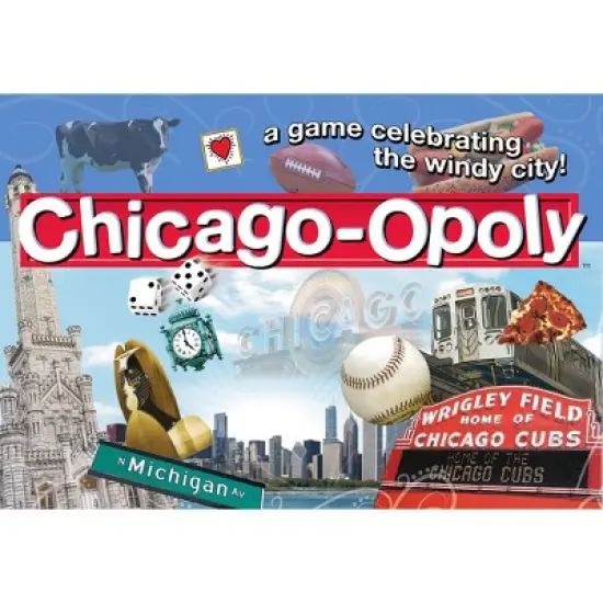 Late for the Sky: Chicago-Opoly Monopoly Board Game image {2}
