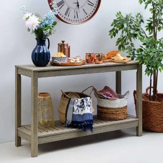 Westlake Patio Console Table - Gray - Cambridge Casual image {2}