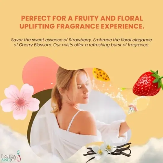 Freida & Joe Fine Fragrance Body Mist & Body Splash Gift Set &ndash; Luxury Self-Care Combo for Women and Girls image {5}