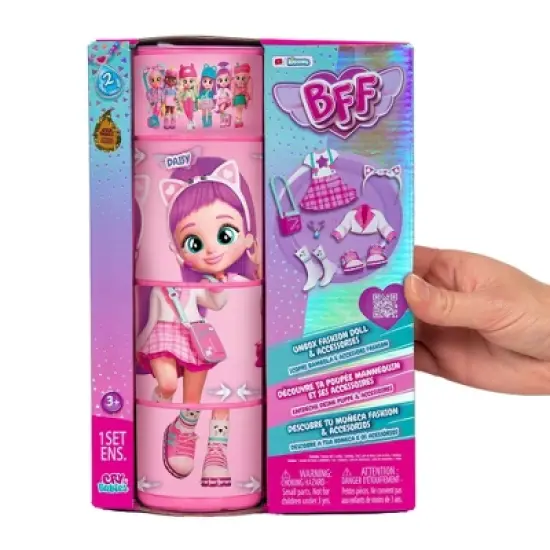 Cry Babies BFF Daisy Fashion Doll with 8+ Surprises image {1}