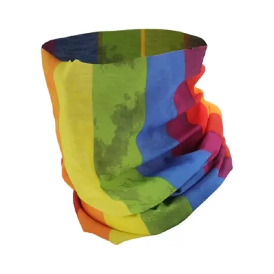 Unique Bargains Sunscreen Rainbows Pattern Face Scarf Mask Assorted Color 1 Pc image {6}