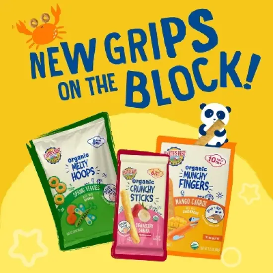 Earth's Best Melty Hoops Spring Veggies Baby Snacks - 0.7oz image {7}