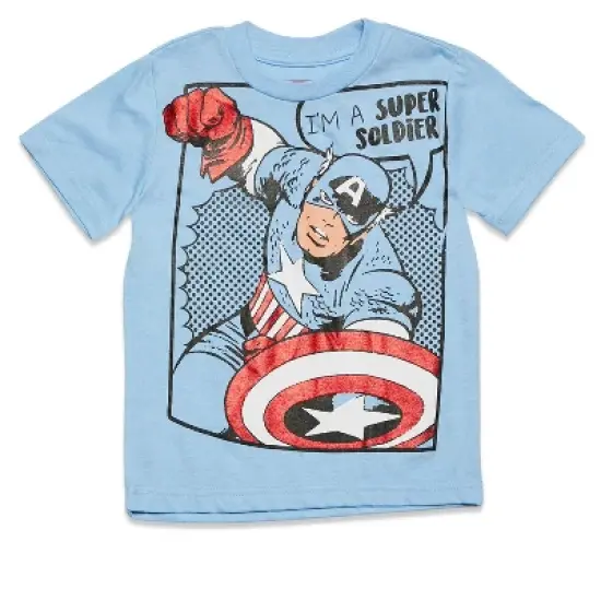 Evergreen Classics Marvel 4 Pack Athletic T-Shirts Toddler image {2}