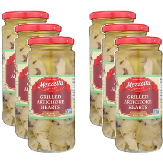 Mezzetta Grilled Artichoke Hearts - Case of 6 - 14.5 oz image {2}