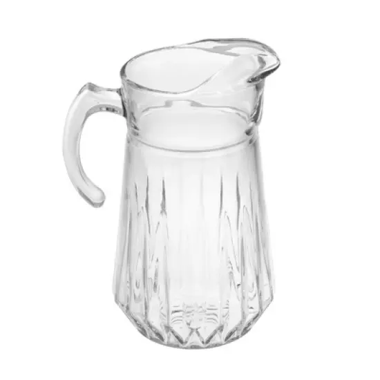 Slickblue Stylish 75 oz Cristalline Glass Pitcher &ndash; Sharp Diamond Cut, Lead-Free, Ideal for Serving Cold & Hot Beverages image {6}