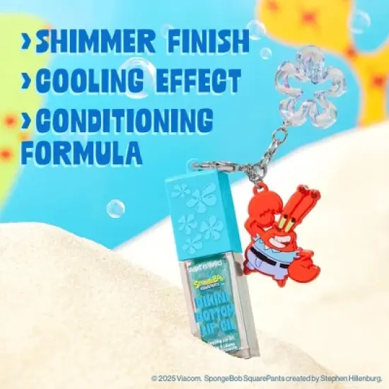 Wet n Wild Spongebob Cooling Lip Oil with Keychain - 0.25 fl oz image {2}