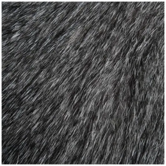 Uttermost Astairess 23 3/4" Wide Multi-Hued Brown Faux Fur Small Bench image {1}