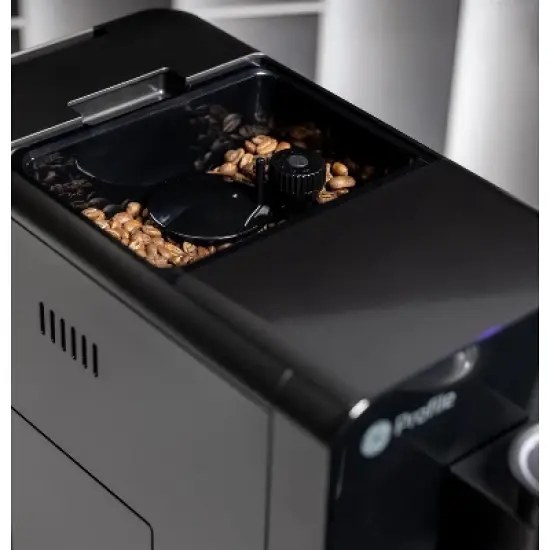 GE Profile Automatic Espresso Machine, One-Touch Brew (Black) image {2}