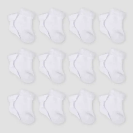 Gerber Baby 12pk Wiggle Proof Socks image {5}