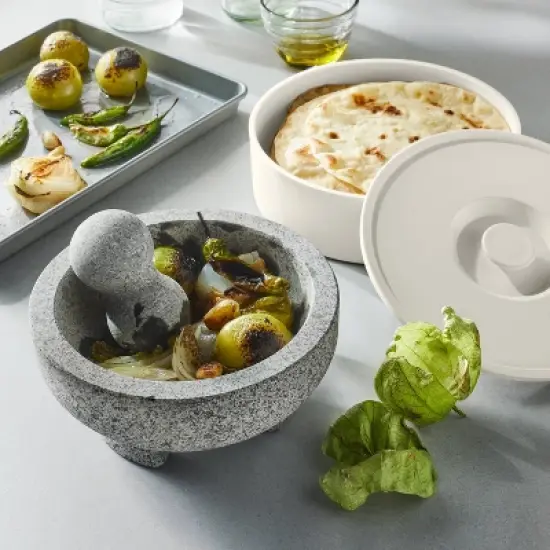 9" Plastic Tortilla Warmer Cream - Figmint&trade;: Microwave & Dishwasher Safe, Round Serving Basket image {1}