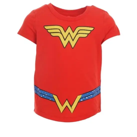 DC Comics Justice League Wonder Woman Girls 3 Pack T-Shirts Toddler  image {2}