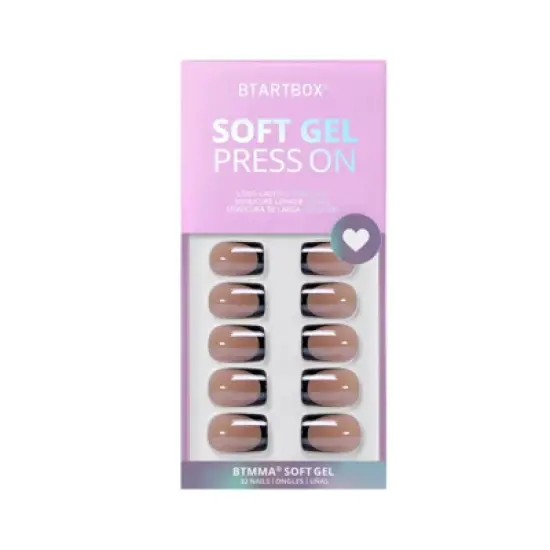 BTArtbox Press-On Nails - Braveheart - S Square - 32ct image {4}