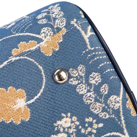 Signare USA Jane Austen Blue Travel Bag image {10}