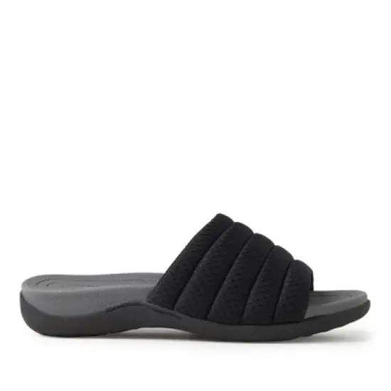 Dearfoams Womens Low Foam Slide Sandal image {1}