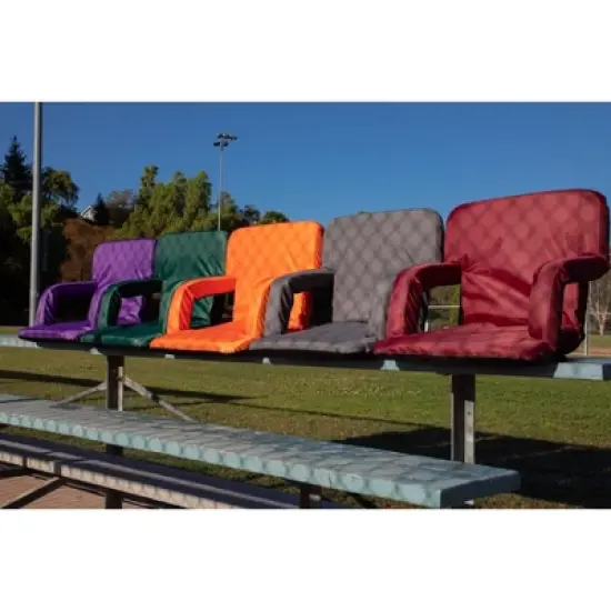 Picnic Time Ventura Portable Reclining Stadium Bleacher Seat image {9}