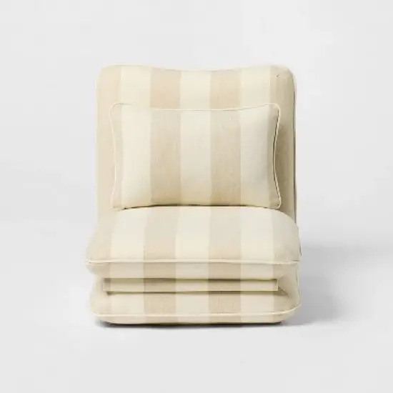 Teen Floor Lounge Chair Cream - Threshold&trade; designed with Studio McGee image {2}