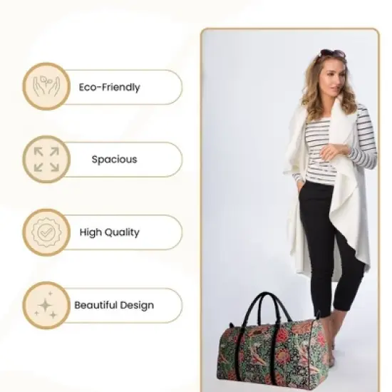 Signare USA William Morris The Cray Big Holdall/Duffel Bag image {4}