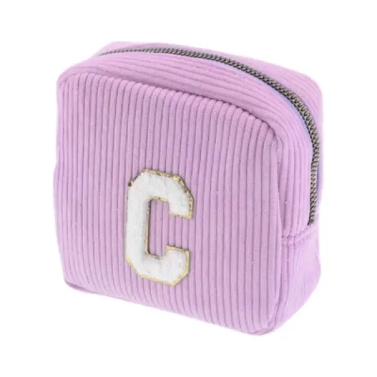 Unique Bargains Letter C Pattern Makeup Bag 1 Pc image {8}
