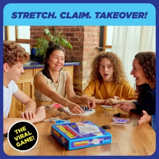 Triangle Takeover by What Do You Meme?: Creative Thinking Board Game for 2+ Players - Includes Tray, Tokens & More image {2}