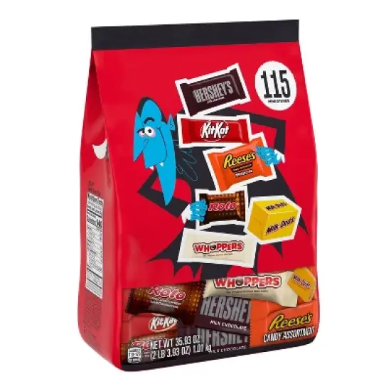 HERSHEY'S Chocolate Assorted Halloween Candy Variety Miniatures - 35.93oz/115pc image {1}