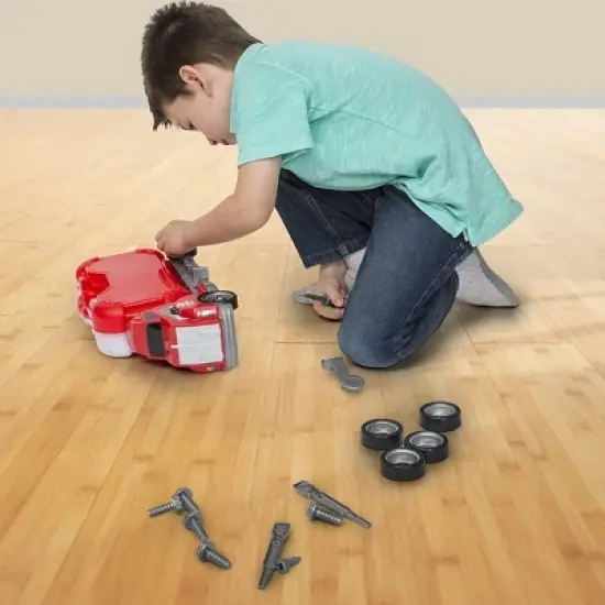 Big Daddy Big Rig Tool Master - Transport Toy Truck Carrier with Tools to Take Apart image {3}