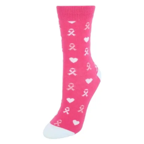 CTM Women's Breast Cancer Awareness Novelty Socks image {2}